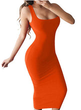 Load image into Gallery viewer, Madam clothing OWLPRINCESS 2020 New Women's Sexy Vest Dress Dress Solid Color Women's Dresses