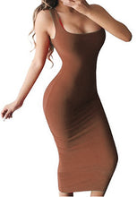 Load image into Gallery viewer, Madam clothing OWLPRINCESS 2020 New Women's Sexy Vest Dress Dress Solid Color Women's Dresses
