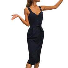 Load image into Gallery viewer, 2020 Newest Floral Print Spaghetti Strap Sexy Dress Women Summer Sleeveless Dresses  Bodycon Dress Backless Club Dress
